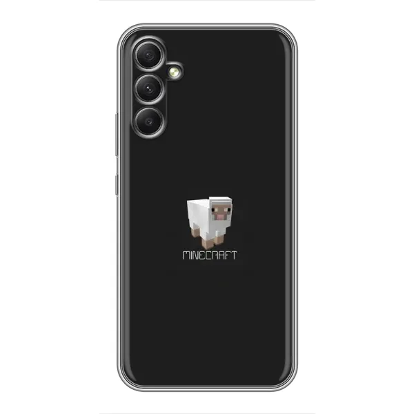 Чохол з принтом «Овечка Майнкрафт» для Samsung Galaxy A34 Чохол з принтом «Овечка Майнкрафт» для Samsung Galaxy A34