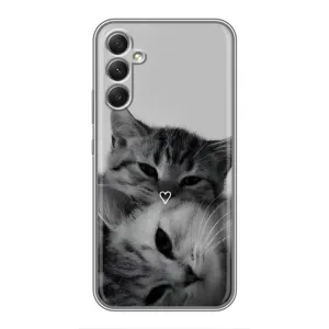 Чехол с принтом «Пара котов» для Samsung Galaxy A34