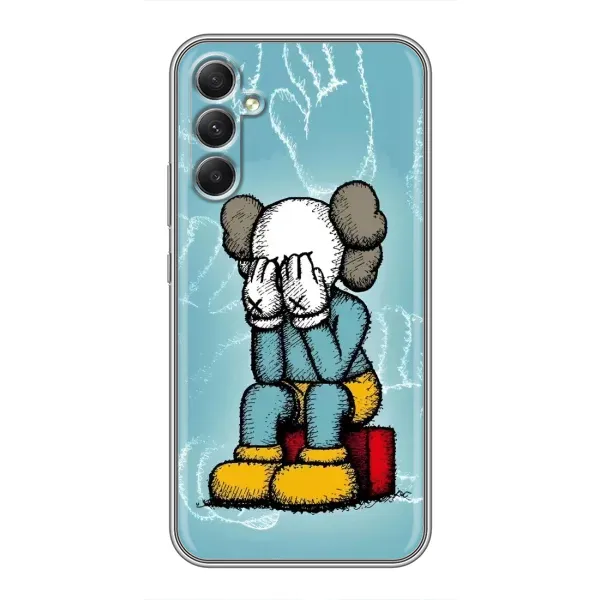 Чехол с принтом «Плач Bearbrick» для Samsung Galaxy A34