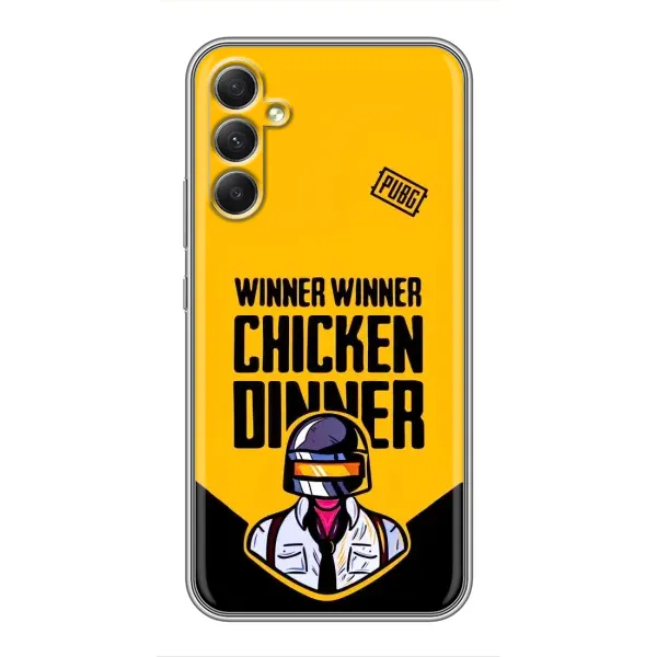 Чехол с принтом «Pubg шлем» для Samsung Galaxy A34