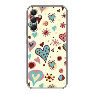 Чехлы для любимой на Самсунг Ґелексі А34 (VPrint) (Сердечки)