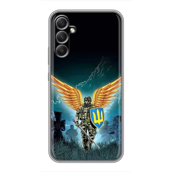 Чехол с принтом «Солдат ЗСУ» для Samsung Galaxy A34