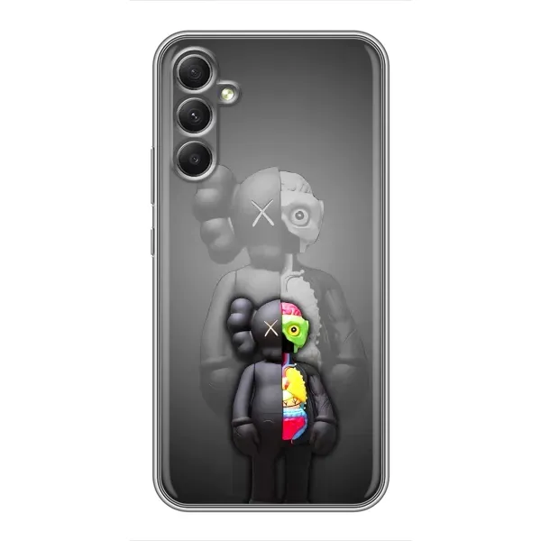Чехол с принтом «Тело Bearbrick» для Samsung Galaxy A34