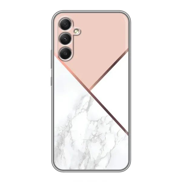 Чехол с принтом «Тройной мрамор» для Samsung Galaxy A34 Чехол с принтом «Тройной мрамор» для Samsung Galaxy A34