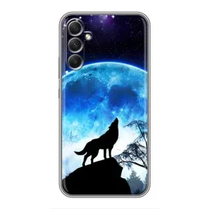 Чехол с принтом «Волк на луну» для Samsung Galaxy A34
