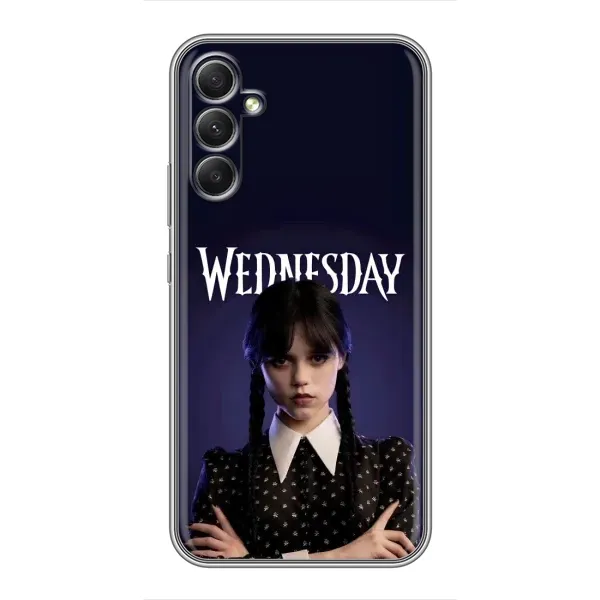 Чохол з принтом «Wednesday» для Samsung Galaxy A34