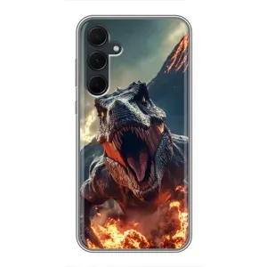 Чохол з картинкою 'Хижаки' для Samsung Galaxy A35 (5G) (Вогняний динозавр)