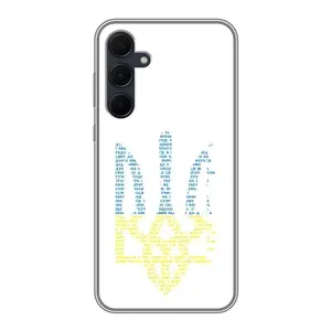 Чохли для Samsung Galaxy A35 (5G) Укр. Символіка (AlphaPrint) (Герб з букв)
