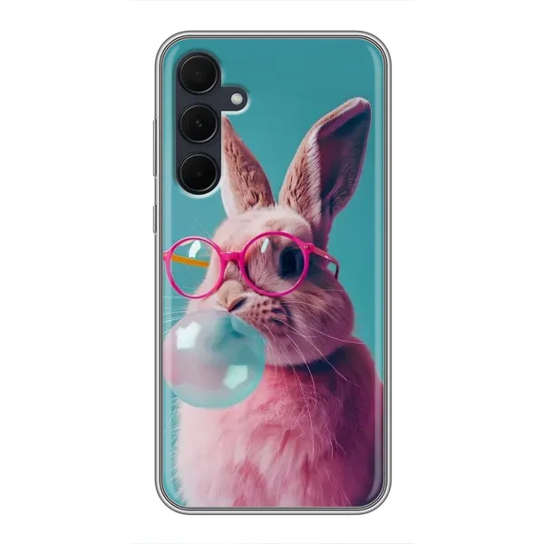 Чехол с принтом «Кролик в очках» для Samsung Galaxy A35 (5G) Чехол с принтом «Кролик в очках» для Samsung Galaxy A35 (5G)