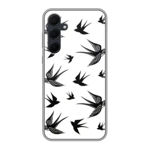 Чохол з пташками на Samsung Galaxy A35 (5G) (VPrint) (Ластівки)