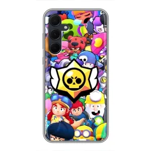 Чехол с принтом «Лого Brawl Stars» для Samsung Galaxy A35 (5G)