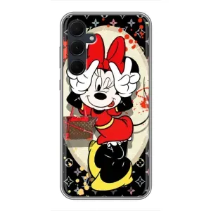Чохол Disney Mouse Samsung Galaxy A35 (5G) (PREMIUMPrint) (Мінні peace)