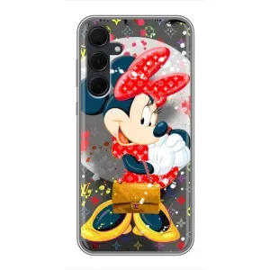Чохол Disney Mouse Samsung Galaxy A35 (5G) (PREMIUMPrint) (Minni з бантіком)