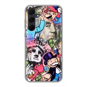 Чохли з крутими принтами для Samsung Galaxy A35 (5G) - (PREMIUMPrint) (Monopoly man)