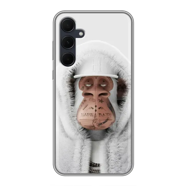 Чехол с принтом «обезьяна NFT в тату» для Samsung Galaxy A35 (5G)
