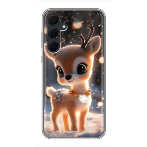 Яскравий чохол для Samsung Galaxy A35 (5G) з Зимові Оленята (Оленятко)