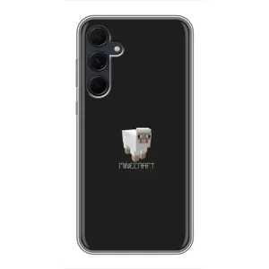 Чохол Майнкрафт на Samsung Galaxy A35 (5G) (AlphaPrint) Minecraft (Овечка Майнкрафт)
