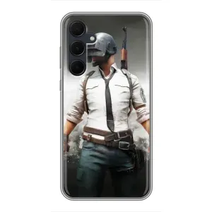 Чехол с принтом «Пабг мен» для Samsung Galaxy A35 (5G)