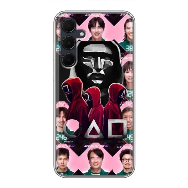 Чехол с принтом «Участники Игра кальмара» для Samsung Galaxy A35 (5G)