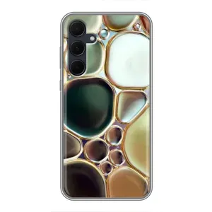 Мраморный чехол на Samsung Galaxy A35 (5G) (VPrint) (Радужный Мрамор)