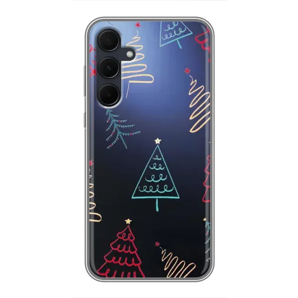 Чехол с принтом «Рождественские елки» для Samsung Galaxy A35 (5G)