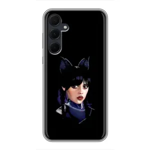 Чохли Венсдей на Samsung Galaxy A35 (5G) Уенсдей (AlphaPrint) (серйозна Венздей)