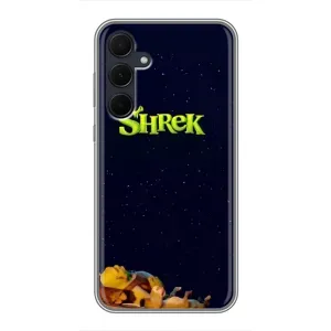 Чохол з мультфільмом Шрек на Samsung Galaxy A35 (5G) (Відпочиваючий Шрек)