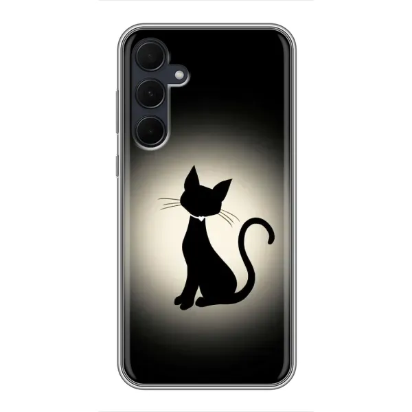 Чохол з принтом «Силует котика» для Samsung Galaxy A35 (5G)