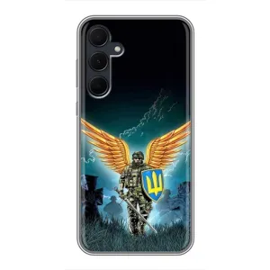 Чехлы с картинкой ЗСУ для Samsung Galaxy A35 (5G) (AlphaPrint) (Солдат ЗСУ)