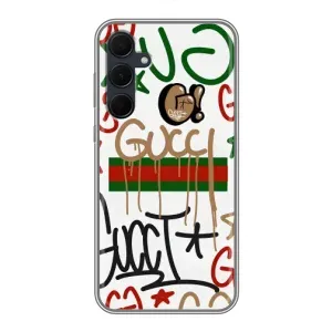 Бренднові Чохли для Samsung Galaxy A35 (5G) - (PREMIUMPrint) (Стиль GUUCI)