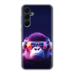 Чохол з Мавпами Samsung Galaxy A35 (5G) - (AlphaPrint) (Стильна мавпа)