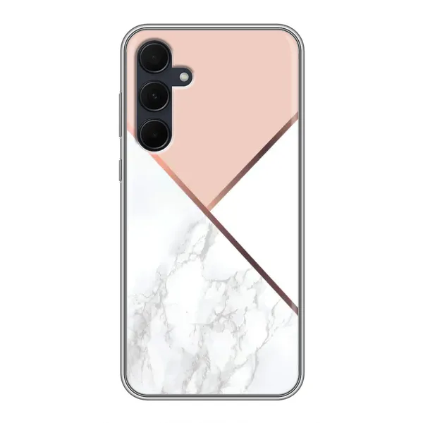 Чохол з принтом «Тройний мрамор» для Samsung Galaxy A35 (5G)