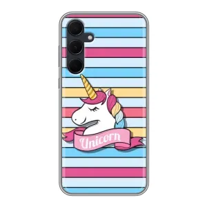 Чохол для Самсунг Ґалаксі А35 (5Ж) - (Єдинорожки - Новинки) (AlphaPrint) (Unicorn)