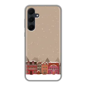 Новорічні, Святкові Чохли для Samsung Galaxy A35 (5G) - 2024 год (Зимове місто)