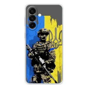 Чехлы с картинкой ЗСУ для Samsung Galaxy A36 5G (AlphaPrint) (АРТ солдат)