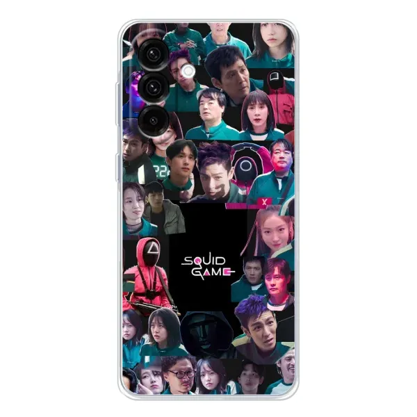 Чохол з принтом «Колаж Гра кальмара» для Samsung Galaxy A36 5G