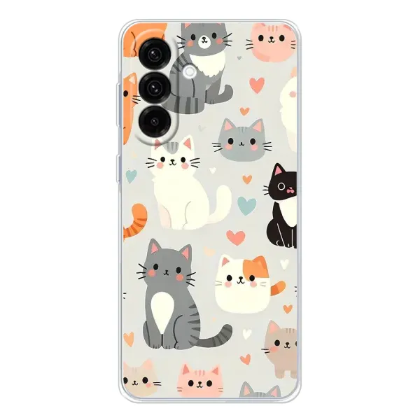 Чохол з принтом «Колаж котів» для Samsung Galaxy A36 5G