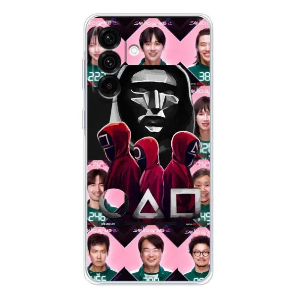 Чохол з принтом «Учасники Гра кальмара» для Samsung Galaxy A36 5G