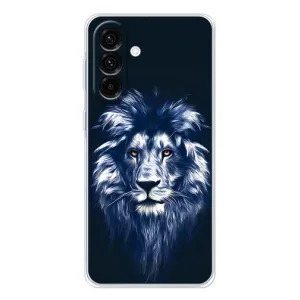Чехол со Львом для Samsung Galaxy A36 5G (VPrint) (Синий Лев)
