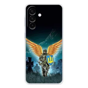 Чехлы с картинкой ЗСУ для Samsung Galaxy A36 5G (AlphaPrint) (Солдат ЗСУ)
