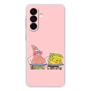 Чохол Губка Боб для Galaxy A36 5G (За партою)