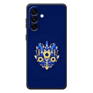 Чехлы для Samsung Galaxy A37  Укр. Символика (AlphaPrint) (Цветочный Герб)
