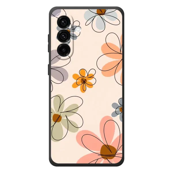 Чехол с принтом «Разноцветные цветы» для Samsung Galaxy A37
