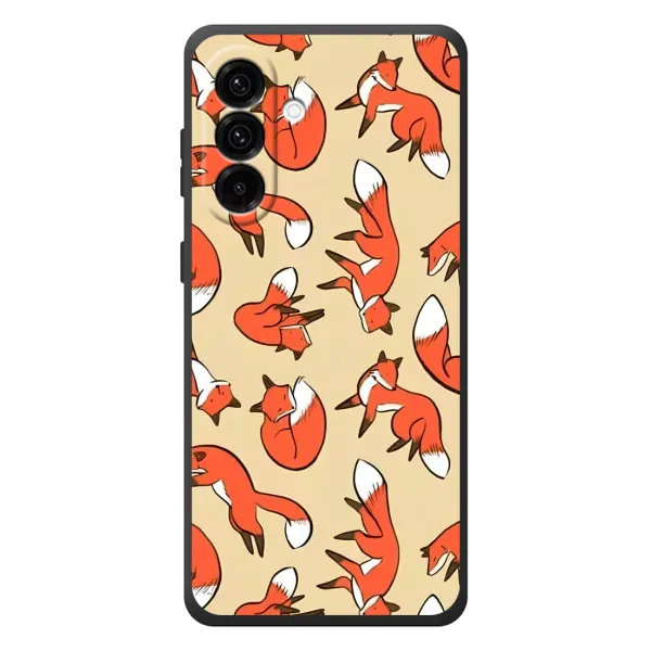 Чехол с принтом «Лисички» для Samsung Galaxy A37
