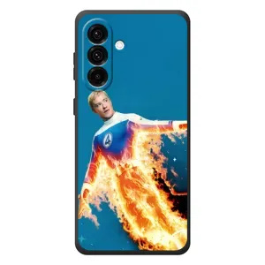 Чехол с принтом Фантастическая четверка для Samsung Galaxy A37 (Человек-факел в огне)
