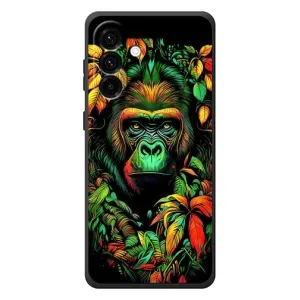 Чехол с Обезьянами Samsung Galaxy A37 - (AlphaPrint) (Обезьяна в тропиках)