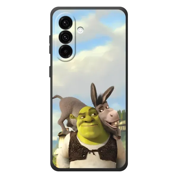 Чехол с принтом «Шрек и Осел» для Samsung Galaxy A37