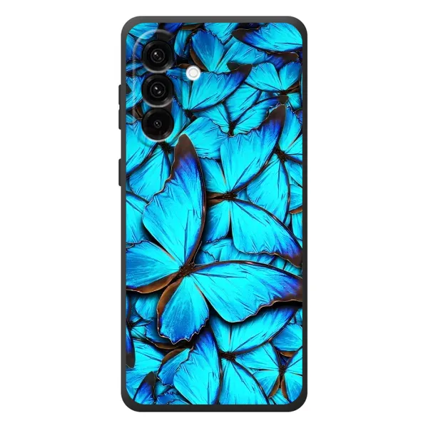 Чохол з принтом «Сині метелики» для Samsung Galaxy A37