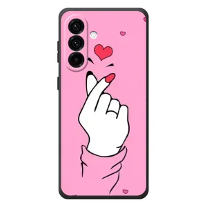 Чехол с принтом для Samsung Galaxy A37 (AlphaPrint - Знак сердечка)