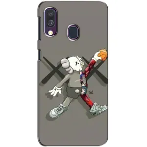 Чохли для Samsung Galaxy A40 2019 (A405F) - Bearbrick Louis Vuitton (PREMIUMPrint) (Беарбрік Джордан)